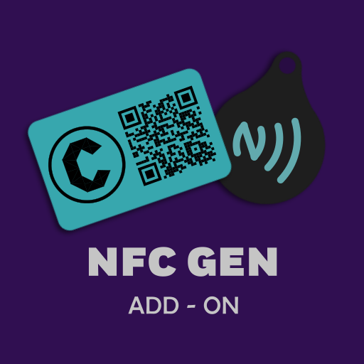 Card/Keychain w/ Custom Design and QR Generation and opt. NFC Cavity for 3D Printing