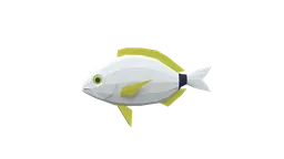 Low Poly Animated Annular Seabream
