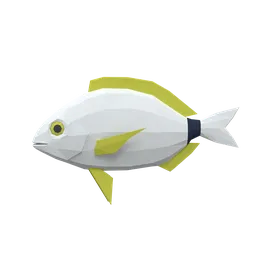 Low Poly Animated Annular Seabream