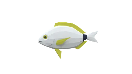 Low Poly Animated Annular Seabream