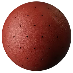 Car Leather Red