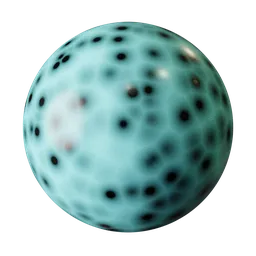 Aqua Nebula Crystal Marble