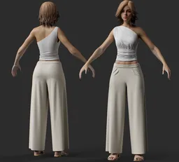 Elegant Female Modern Fashion Outfit