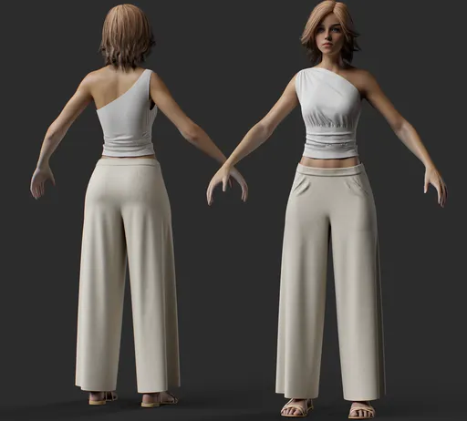 Elegant Female Modern Fashion Outfit