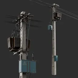 Concrete Utility Pole