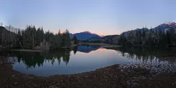 Mountain Lake Nature Twilight