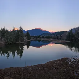Mountain Lake Nature Twilight
