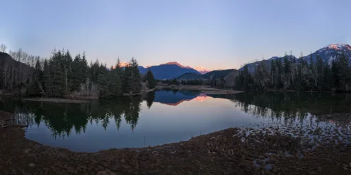 Mountain Lake Nature Twilight