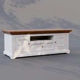 White dresser