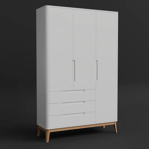 Roupeiro Boom 3 Portas Reller