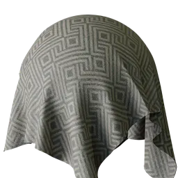 Geometric Grey Jacquard