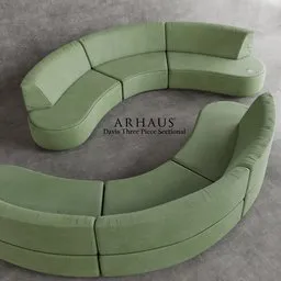 Sofa Davis Three Piece Sectional