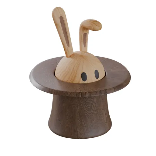 Toy rabbit in a hat
