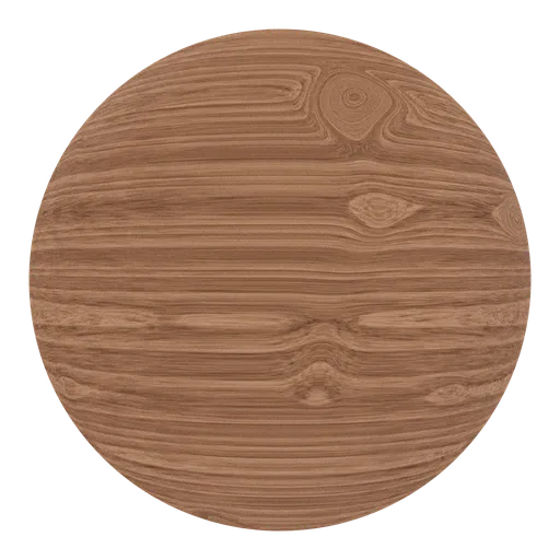Realistic procedural wood texture for Blender PBR material, featuring detailed wood grain and natural variation.