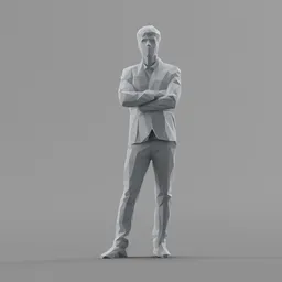 Lowpoly Male Standing