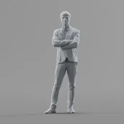 Lowpoly Male Standing