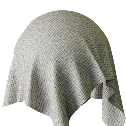 Plain Grey Jacquard