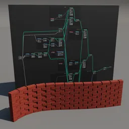 Curve to Brick Wall Generator