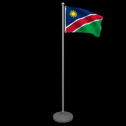 Animated Flag of Namibia