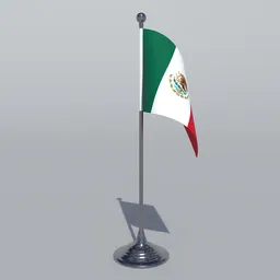 Mexico Table Flag