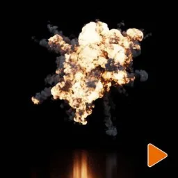 Aerial Explosion Animated