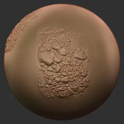 ER_Gravel Brush- Wide Scattered