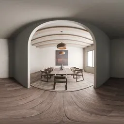 Modern Concrete Living Space