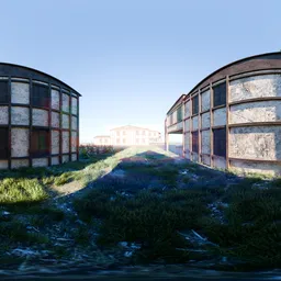 Sunny Village in Afternoon HDRi