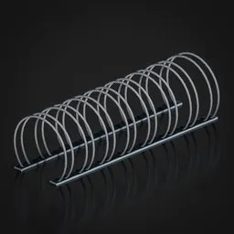 coil-style Bike Rack