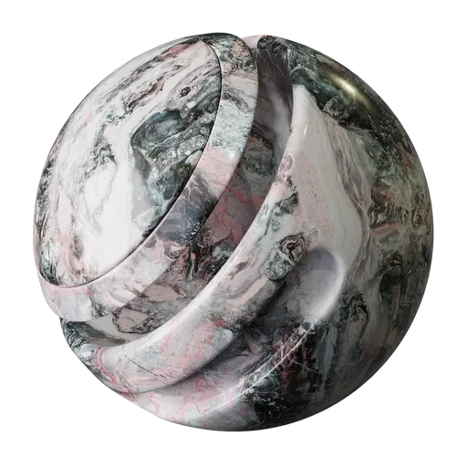 Black&red marble