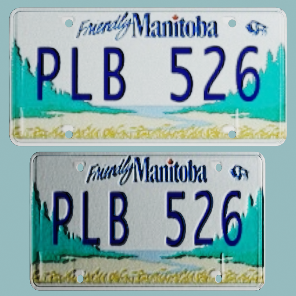 BlenderKit Download the FREE Manitoba Licence plate PL model