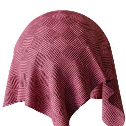 Pink Basketweave Fabric