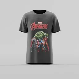 Marvel Avengers Team Graphic T-Shirt