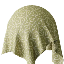 Graphical Green Jacquard