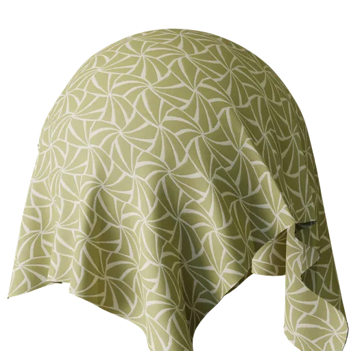 Graphical Green Jacquard