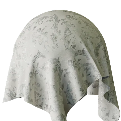 Ornamental Grey Velvet