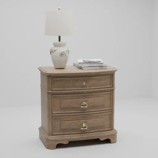 Drawer Nightstand Decor Set