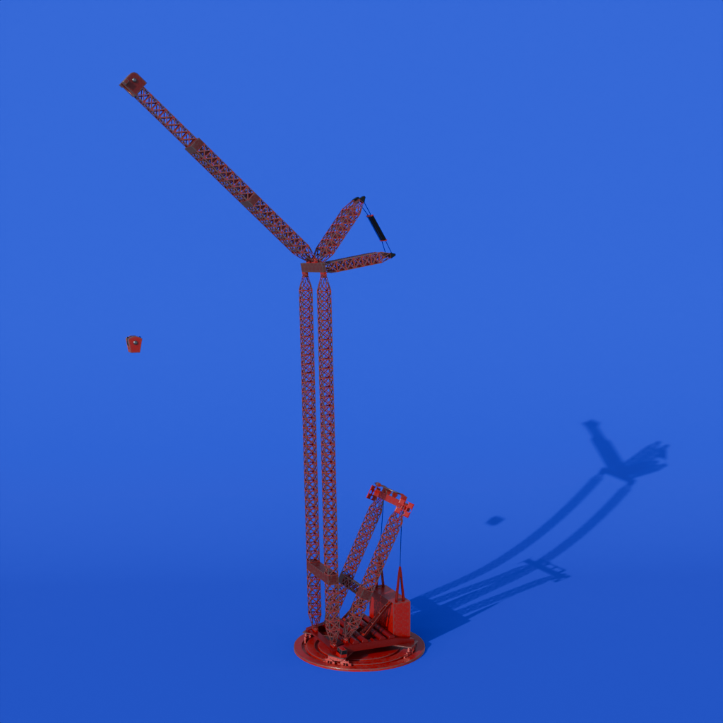 Ring Crane | FREE Industrial Machinery models | BlenderKit