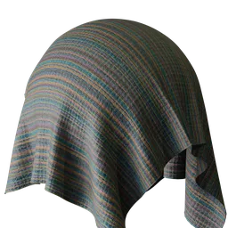 Stripe Blue Chenille
