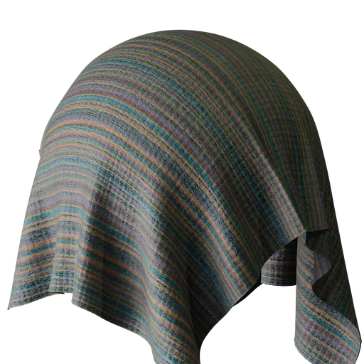 Stripe Blue Chenille