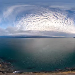 Cloudy Sunset Ocean Coast