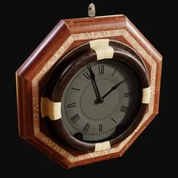 Antique Octagonal Wall Clock B