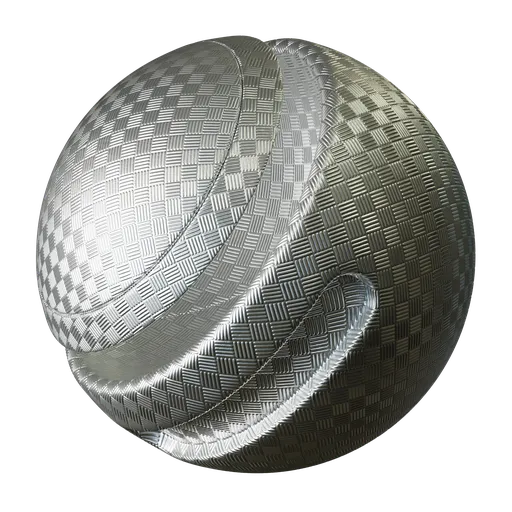 Patterned metal