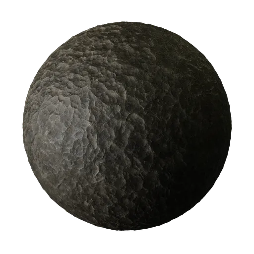 Black rocks