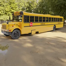 "Explore the realistic 3D school bus model for Blender 3D with an American interior. Created by Ben Enwonwu, this 8K resolution model features photoreal details and NVIDIA RTX reflections. Perfect for virtual metaverse rooms and panoramic anamorphic views."