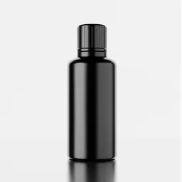 Cosmetics beard oil white bg setup