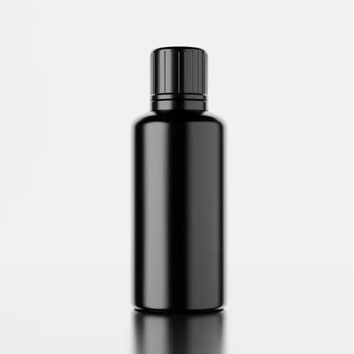 Cosmetics beard oil white bg setup