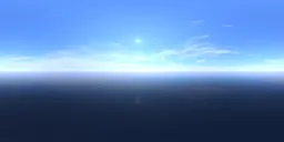 Good weather above the ocean