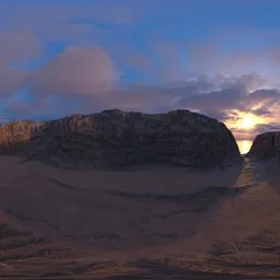 Night Mountain clouds