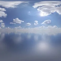 Cloudy Clean Sky HDRi